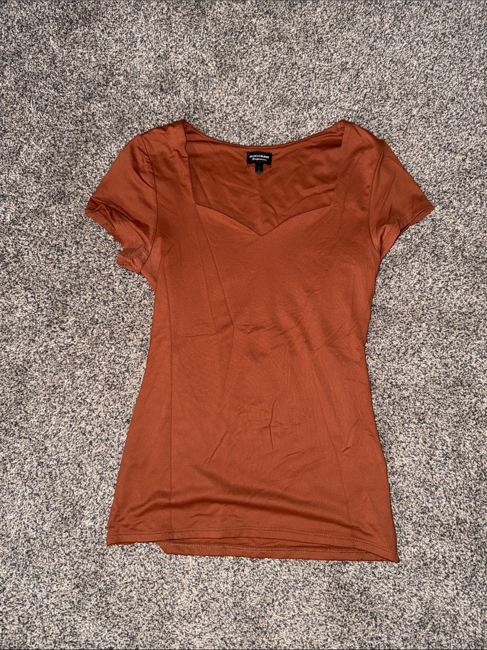 Buckle Women's Mauve Short Sleeve Top